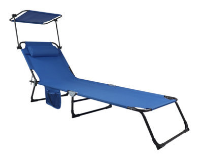 Vcm Sun Lounger Deckchair Garden Lounger Roof - image 1