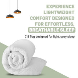 SleepyNights Sleepy Nights Premium Poly Propylene Duvet  Lightweight And Breathable 7.5 Tog Quilt For All Seasons - Super King - thumbnail 2