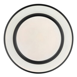 Luminosa Lighting Luminosa Sully Decorative Flush Ceiling Light Black Led Dimmable 3000-6500K Remote Control - thumbnail 3