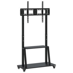 Berkfield Tv Stand On Wheels 32-90 Inch Screen Max Vesa 800X600 mm 100Kg - thumbnail 2