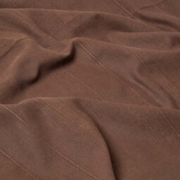 Homescapes Cotton Rajput Ribbed Chocolate Throw, 255 X 360 Cm - thumbnail 4