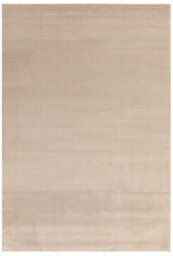 Beige Plain Striped 11mm Thick Anti-Shed Rug For Bedroom, & Dining Room, Stain-Resistant Modern Area Rug-120Cm X 170Cm - thumbnail 1