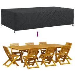 Walplus Outdoor Furniture Cover Black 305 X 190 X 85 Cm 210D - thumbnail 9