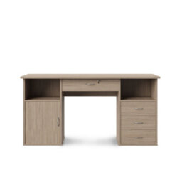 Alphason Dallas Office Writing Desk In Oak Look - thumbnail 2