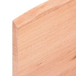 Berkfield Wall Shelf Light Brown 80X50X2 Cm Treated Solid Wood Oak - thumbnail 3
