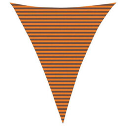 Walplus Sun Shade Sail Orange And Brown 4 X 5 X 5 M - thumbnail 2