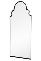 "Mirroroutlet Arcus -  Full Length Black Framed Arched Leaner / Wall Mirror 79"" X 33"" (200Cm X 85Cm)" - thumbnail 4