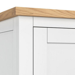 Farro White 4 Door Wardrobe With 2 Drawers - By Roseland Furniture - thumbnail 5