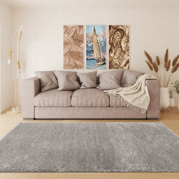 Ruglenza Home -  Isola Shaggy Rug - 30 mm - Dark Grey - 120 X 170 Cm - thumbnail 2