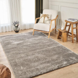 Ruglenza Home -  Isola Shaggy Rug - 30 mm - Dark Grey - 120 X 170 Cm - thumbnail 1