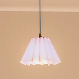 Valuelights Lauren Lilac Fabric Pleated Scallop Edge Tapered Ceiling Floor Table Lamp Shade And Bulb (D)25Cm