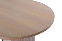 Bianca Oval Dining Table - White Wash / White Wash Veneer - thumbnail 5