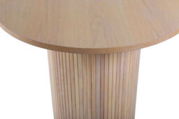 Bianca Oval Dining Table - White Wash / White Wash Veneer - thumbnail 4