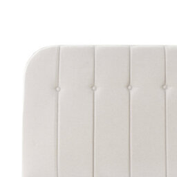 Beliani Ottoman Bed Fabric Challans 160 X 200 Cm (Eu King Size) Off-White - thumbnail 8