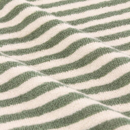Yard Hebden Striped 100% Cotton Xl Bath Sheet, Forest Green, 100 X 180Cm - thumbnail 3
