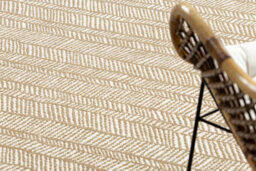 RugsX Flat 48964265 Sisal Carpet Chevron - Natural Beige Straw Color, String 80X150 Cm - thumbnail 5