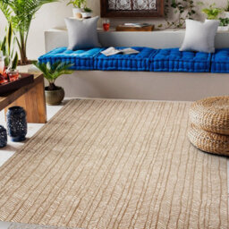RugsX Flat 48964265 Sisal Carpet Chevron - Natural Beige Straw Color, String 80X150 Cm - thumbnail 1
