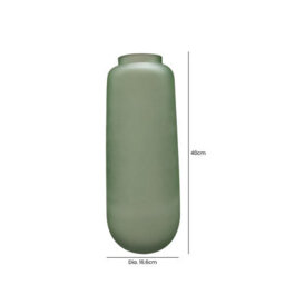 Vanity Living 40Cm Mint Green Glass Vase, Tall Decorative Vase For Living Room - thumbnail 2