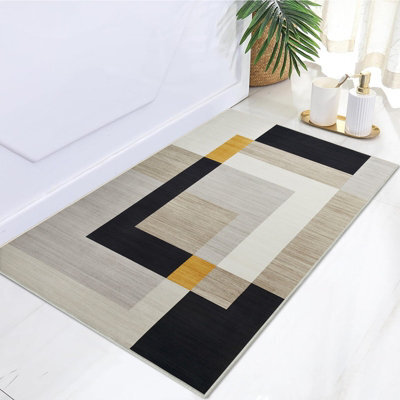 Oxford Homeware Printed Rug, Non-Slip Pet Friendly, Area Rugs And Floor Rug, (Milo, 60X110Cm)