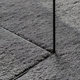 Walplus Rug Huarte Short Pile Soft And Washable Anthracite 100X200 Cm - thumbnail 8