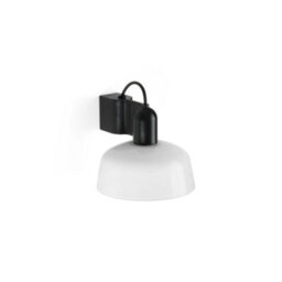 Luminosa Lighting Luminosa Tatawin White Dome Wall Lamp - thumbnail 1