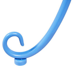 Beliani Garden Side Table Cavinia 40 Cm 40 Cm Metal Light Blue - thumbnail 6
