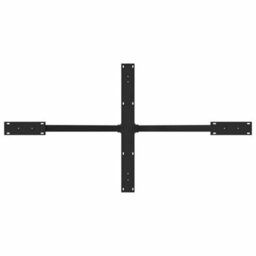 Vidaxl Dining Table Leg Spider Shape Black 150X78X(72-73) Cm Steel Dining Table Legs - thumbnail 5