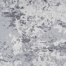 Loomed Washable Non-Slip Silver Grey Marble Area Rug 80Cm X 150Cm - thumbnail 6