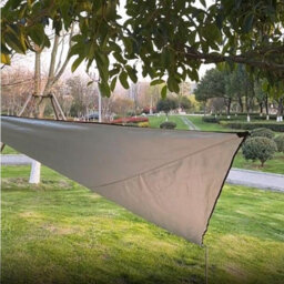 Grey 3X3X3M Triangular Shade Sail 98% Uv Protection Waterproof - thumbnail 2