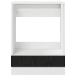 Walplus Oven Cabinet Black Oak 60 X 46 X 81.5 Cm Engineered Wood - thumbnail 5