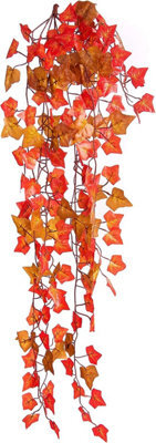Best Artificial 100Cm Two Tone Autumn English Trailing Ivy Halloween Garland - Ti15 - image 1