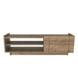 Decorotika Valantina Tv Stand Tv Unit For Tvs Up To 63 Inch Walnut - thumbnail 3