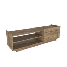 Decorotika Valantina Tv Stand Tv Unit For Tvs Up To 63 Inch Walnut - thumbnail 4