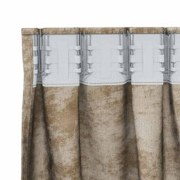 Berkfield Curtain With Curtains 2 Pcs Champagne 260 X 140 Cm Velvet - thumbnail 4