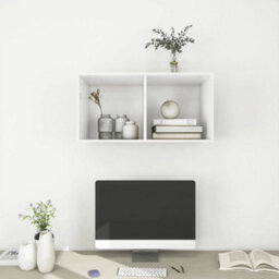 Berkfield Wall-Mounted Tv Cabinet White 37X37X72 Cm Engineered Wood - thumbnail 7
