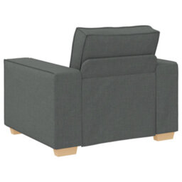 Vidaxl Sofa Set With Cushion 3 Pcs Grey 220 X 78 X 84 Cm Fabric - thumbnail 6