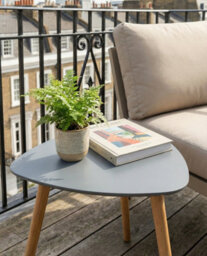 Nöa & Nani Noa & Nani Malme Large Outdoor Side Table For Balcony & Patio In Storm Grey - thumbnail 2