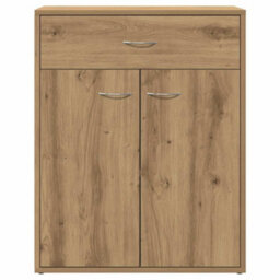 Berkfield Sideboard Artisan Oak 60X30X75 Cm Engineered Wood - thumbnail 4