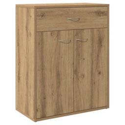 Berkfield Sideboard Artisan Oak 60X30X75 Cm Engineered Wood - thumbnail 2