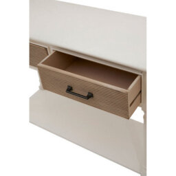 Orsina Console Table For Hallway, Pine Wood Hallway Table For Home Décor, Wood Table With 2 Drawers For Office - thumbnail 6