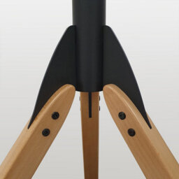 "Avf Hoxton Tv Stand For Tvs Up To 70"" (40Kg) - Light Wood Tripod Legs, Adjustable Height & Tilt, Glass Shelf, Cable Management" - thumbnail 7