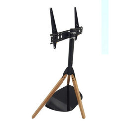 "Avf Hoxton Tv Stand For Tvs Up To 70"" (40Kg) - Light Wood Tripod Legs, Adjustable Height & Tilt, Glass Shelf, Cable Management" - thumbnail 6