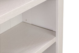 Buttercup Farm Bologna Painted Bookcase 900 X 1800 - L32 X W90 X H180 Cm - Oak - thumbnail 4