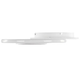 Beliani Luxo Ceiling Lamp White Round Aluminium With Acrylic Diffuser And Integrated Led, 53Cm - thumbnail 4