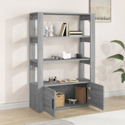 Berkfield Classic Sideboard Grey Sonoma 80X30X119.5 Cm Engineered Wood - thumbnail 3