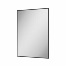 Aveli 700 X 500mm Black Wall Mounted Bathroom Mirror Framed Rectangular Modern Glass - thumbnail 3
