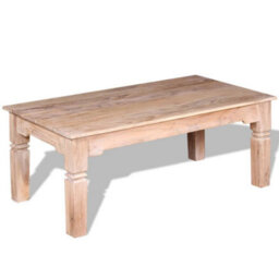 Berkfield Strong Coffee Table Acacia Wood 110X60X45 Cm - thumbnail 1