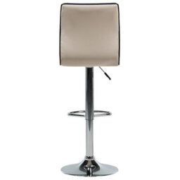 Beliani Beige Faux Leather Bar Chairs Set Of 2 - Counter Height, Swivel, Adjustable - thumbnail 7