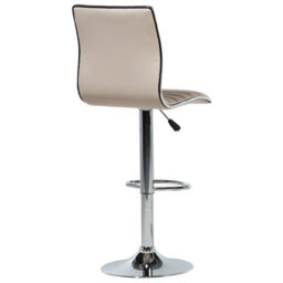 Beliani Beige Faux Leather Bar Chairs Set Of 2 - Counter Height, Swivel, Adjustable - thumbnail 8