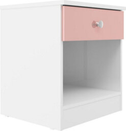 Seconique Denver Trio Bedroom Set Pink Gloss Wardrobe Chest Of Drawers Bedside - thumbnail 7